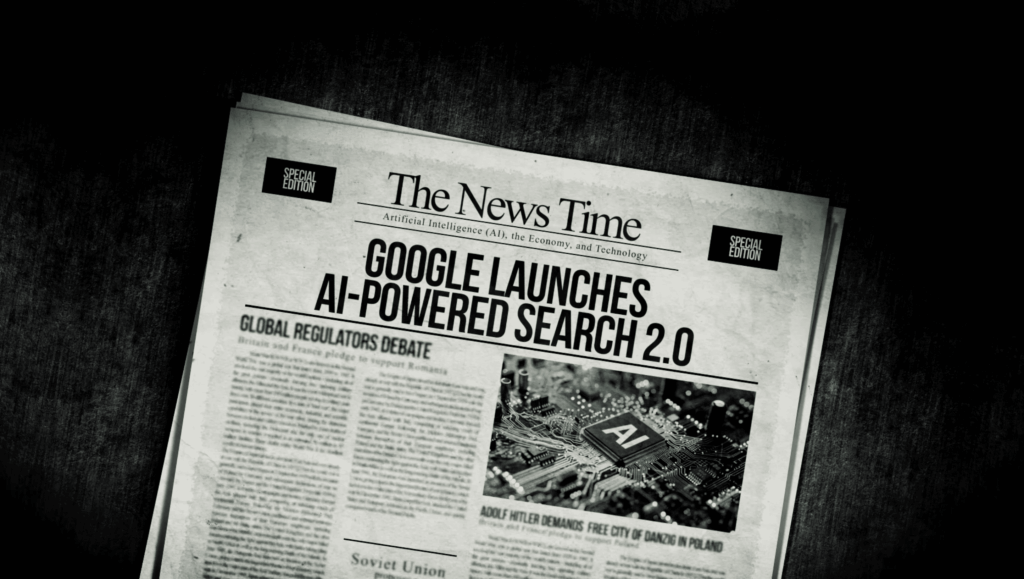 AIの新聞のイメージ画像